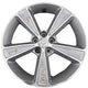 Used 2012–2016 Chevrolet Cruze 17x7 Alloy Wheel — 5 Spoke — 5 Lug — 105mm — OEM 95481251