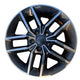 Used 2017–2019 Jeep Grand Cherokee 18x8 Aluminum Wheel — Tech Gray — 5 Lug — OEM 5XK991STAB