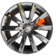 Used 2018-2020 Range Rover Velar 21x8.5 10-Spoke Alloy Wheel 5x108 Black/Gray OEM