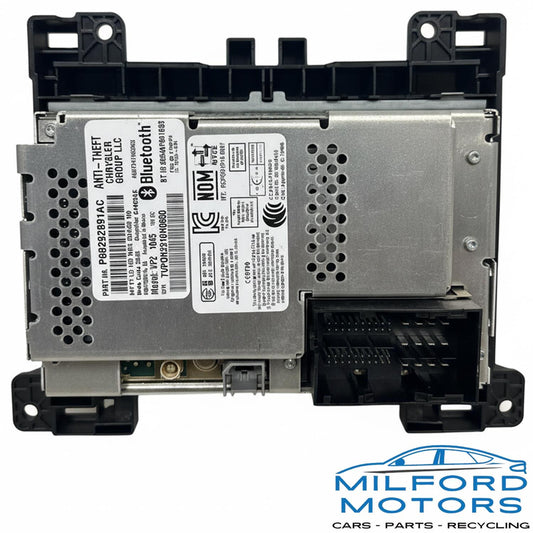 Used OEM 5" Uconnect Radio Receiver with Display Screen | ID 68292891AC | 45,109 Miles