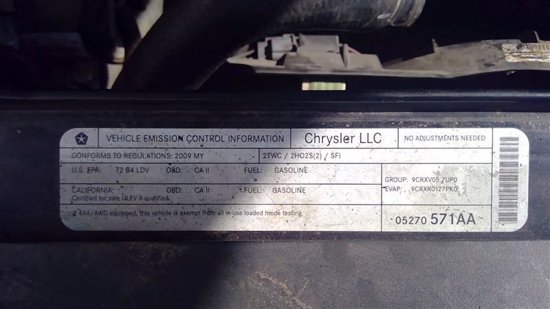 Used 5.7L HEMI Engine – Dodge Challenger 2009–2010 – 125,726 Miles (EZD)