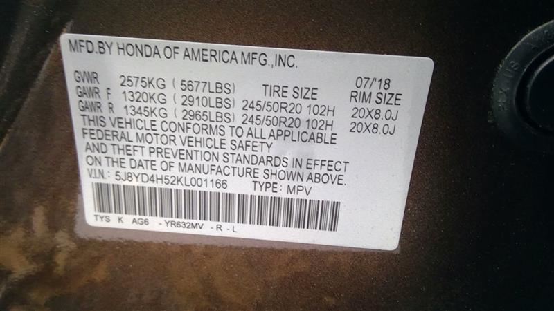 Used 3.5L V6 Engine – Acura MDX / Honda Passport / Pilot / Ridgeline – 97,741 Miles