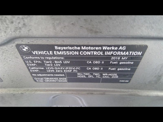 Used 2012-2016 BMW N26B20A 2.0L TwinPower Turbo Engine – 159,000 Miles