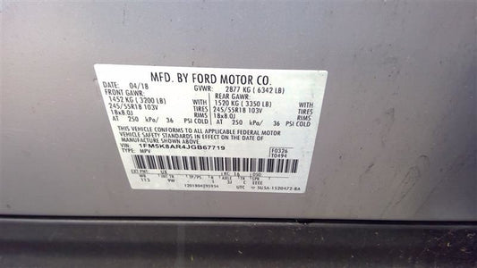 Used 2014-2019 Ford 6F55 Automatic Transmission – AWD – 97,082 Miles