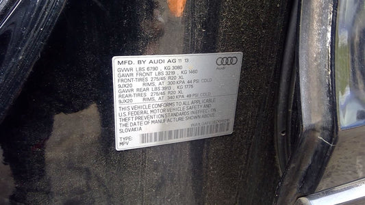 Used 8-Speed Tiptronic Automatic Transmission 130,678 Miles – 2011-2015 Audi Q7 Volkswagen Touareg 3.0L