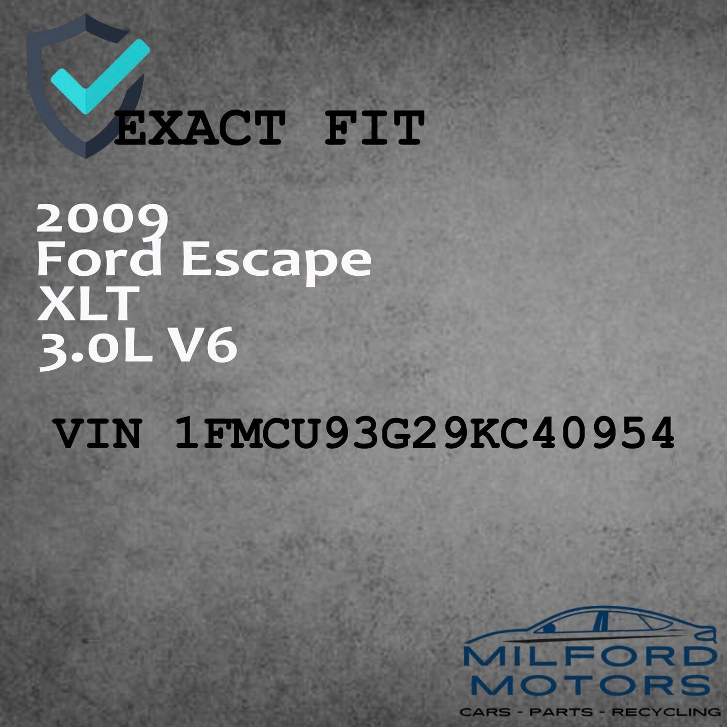 Driver Steering Wheel Air Bag Fits 2009 Ford Escape XLT 3.0L