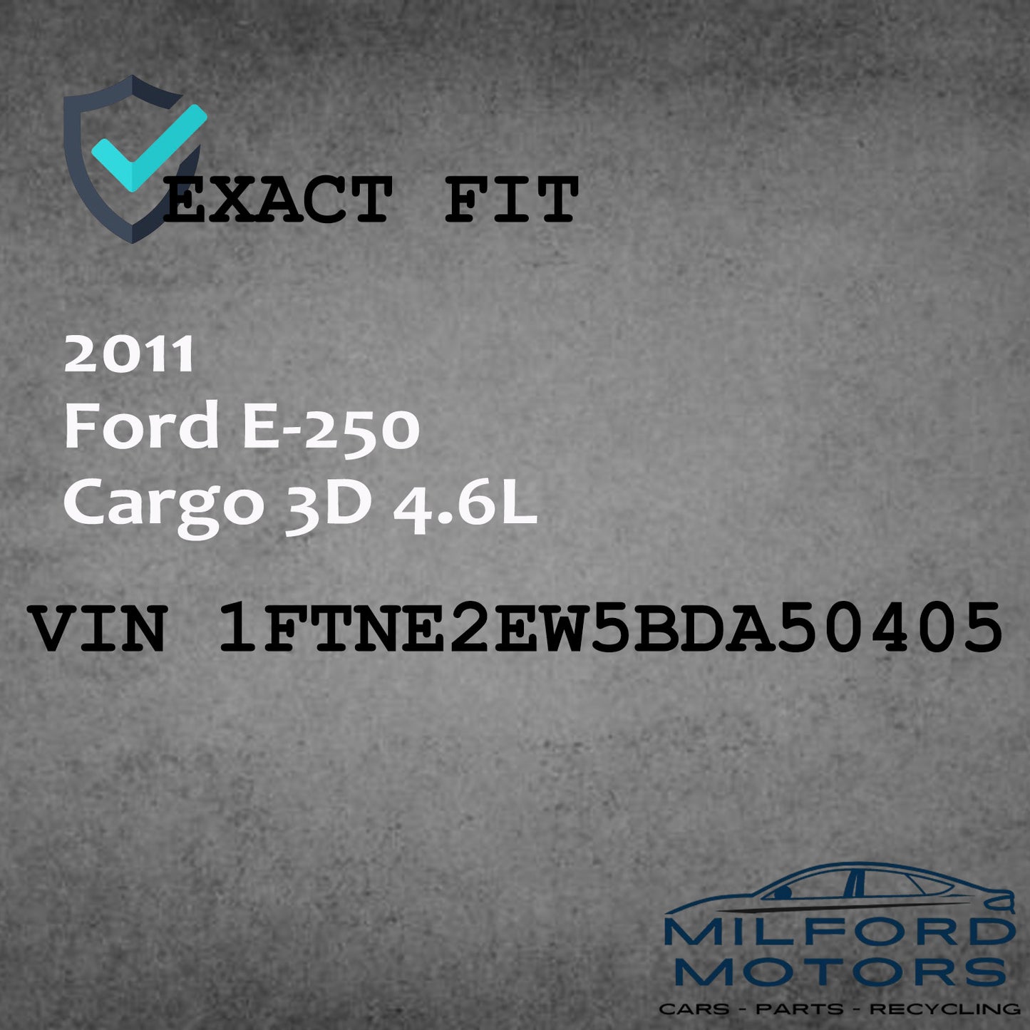 Driver Side Sealed Beam Headlight Assembly Fits 1997-2017 Ford E-250 4.6L