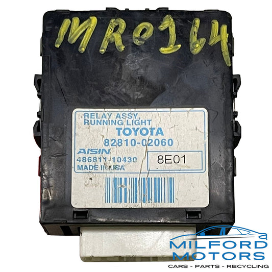 USED 2009-2013 Toyota Corolla 1.8L Running Lamp Relay Control Module 82810-02060