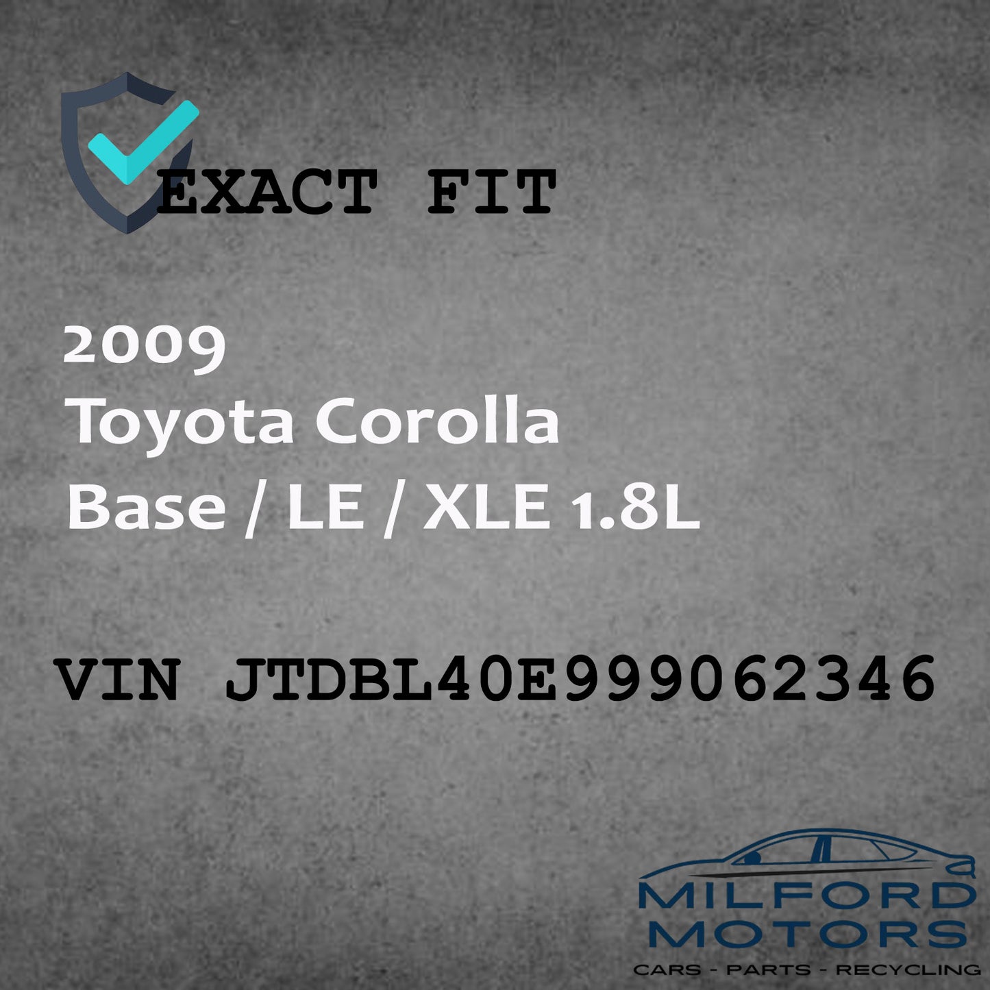 USED 2009-2013 Toyota Corolla 1.8L Running Lamp Relay Control Module 82810-02060