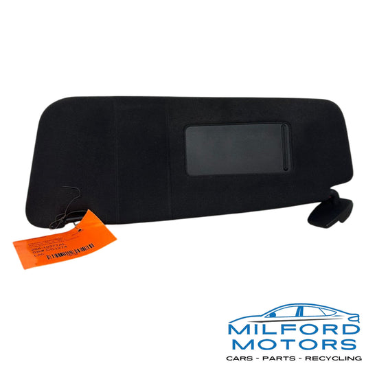 OEM Driver Side Black Cloth Sun Visor 2010-2016 BMW 5 Series