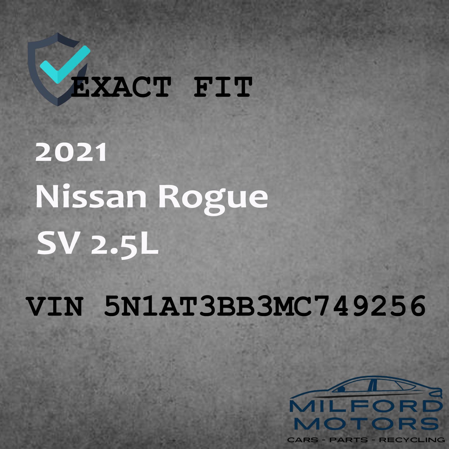 Electronic Control Module Engine/Motor Fits 2021 Nissan Rogue SV 2.5L 237036RA4A