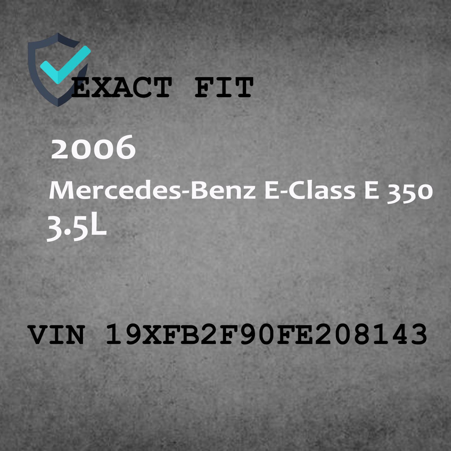 Black Temperature Control Fits 2005-2009 Mercedes-Benz E-Class 3.5L