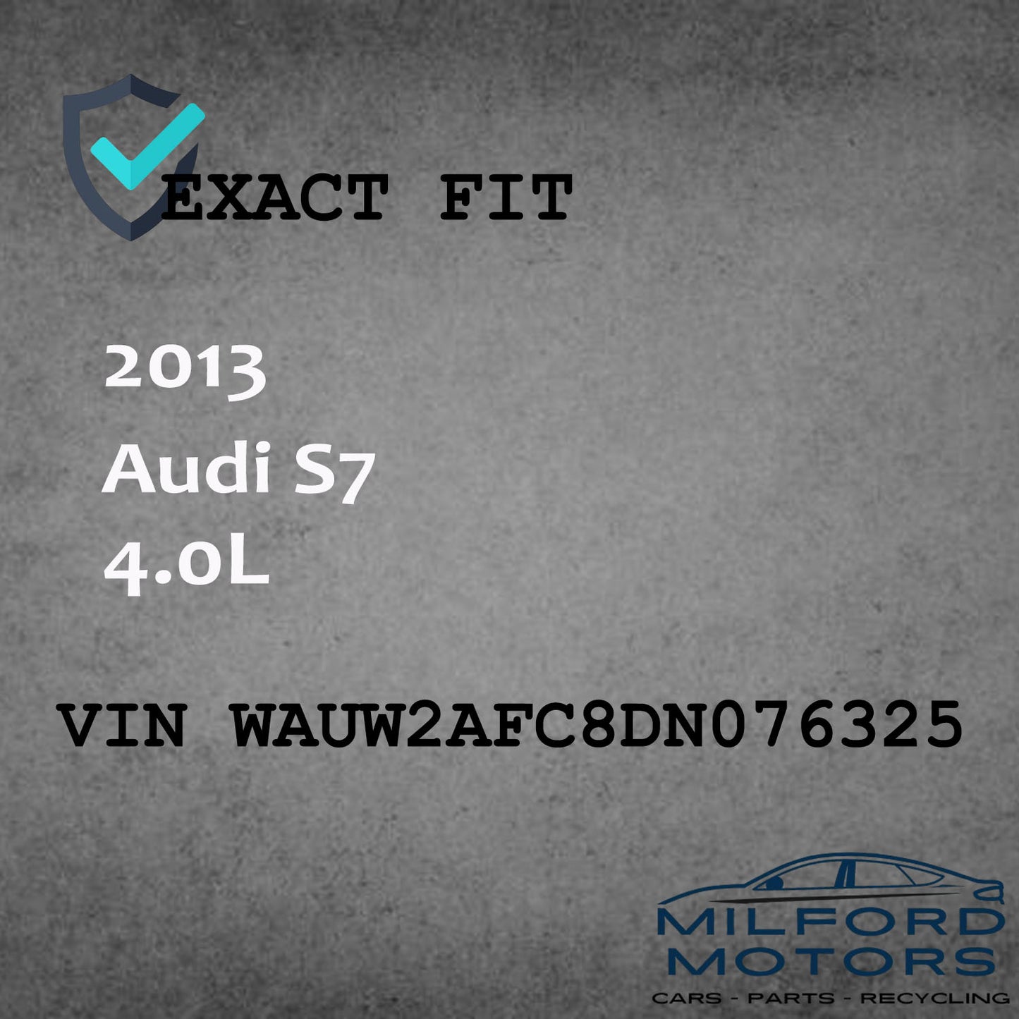 Alloy Wheel Rim 20X9 Fits for 2013-2018 Audi S7 Sportback quattro Prestige 4.0L