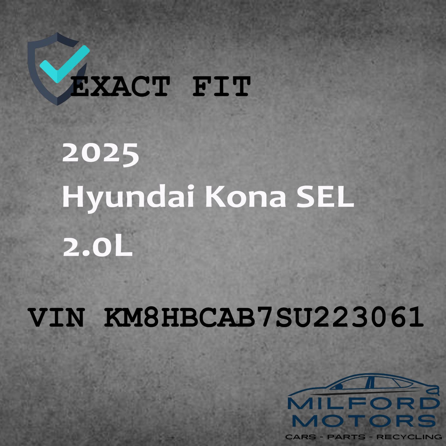 Alloy Wheel Rim 18 Inch Fits for 2025 Hyundai Kona SEL 2.0L