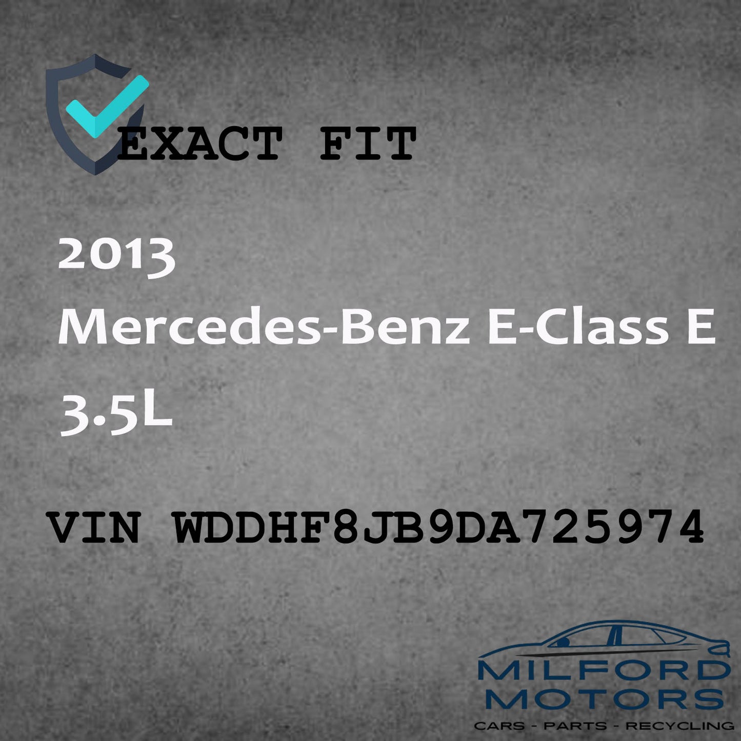 212 Type Wheel Rim 17X8-1/2 Fits for 2012-2013 Mercedes-Benz E-Class E 3.5L