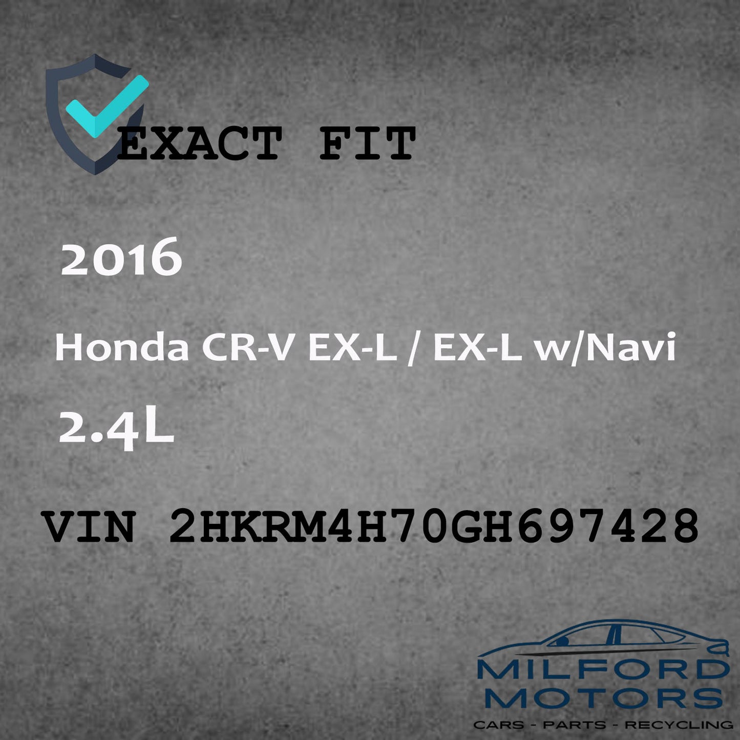 Alloy Twisted Spoke Wheel Rim 17X7 Fits for 2015-2016 Honda CR-V EX-L 2.4L