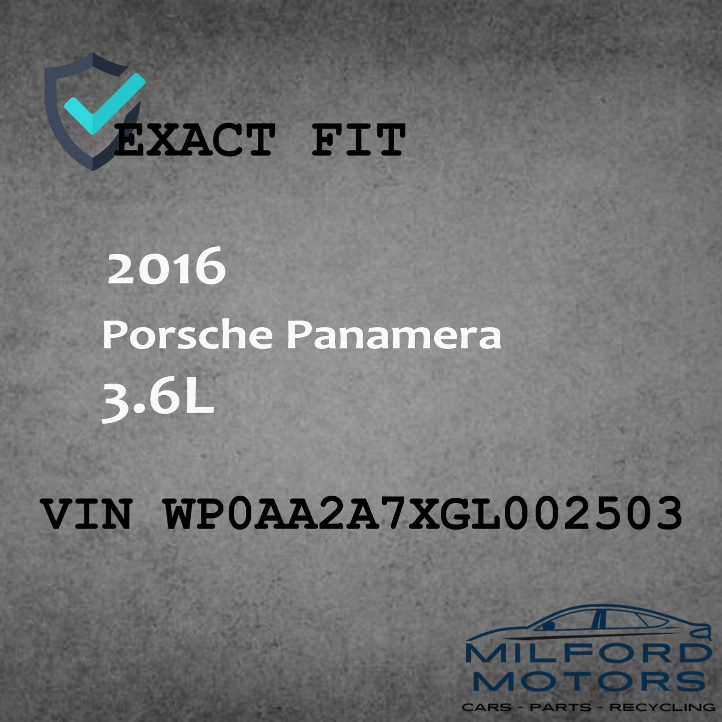 Alloy 5 Double Spoke Wheel Rim 19X9 Fits for 2014-2016 Porsche Panamera 3.6L