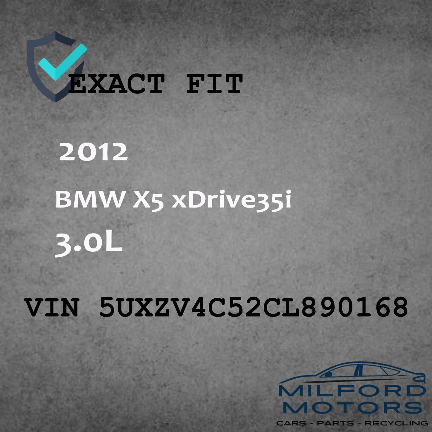 Alloy 5 Flat Spoke Wheel Rim 20X8 Fits for 2007-2013 BMW X5 xDrive35i 3.0L