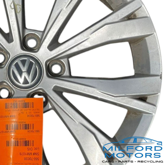 Wheel Rim 10 Spoke 17X7 Fits for 2018-2020 Volkswagen Tiguan S 4Motion 2.0L