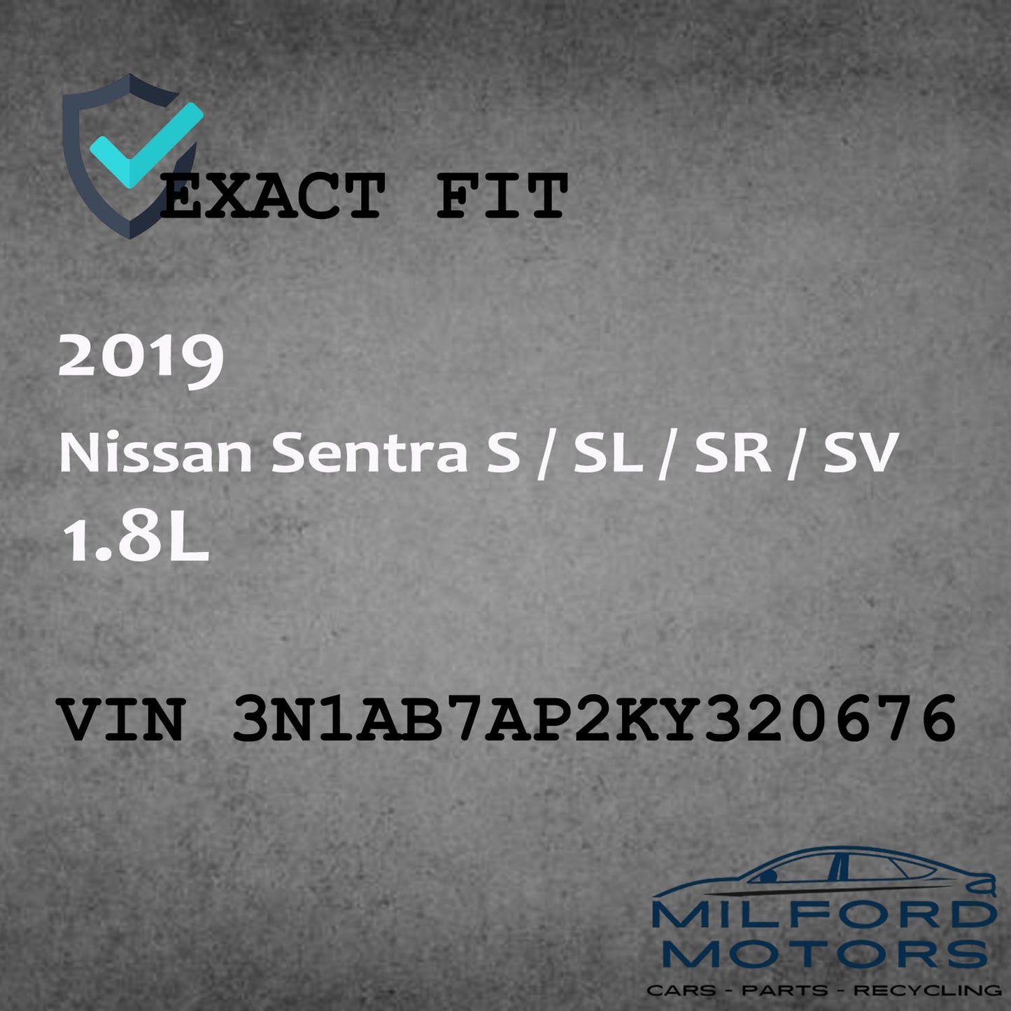 Passenger Side View Mirror Fits for 2016-2019 Sentra Power Without Turn Signal