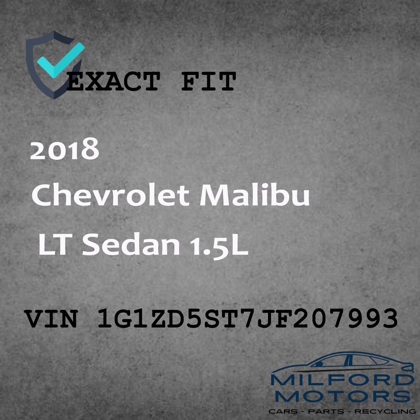 Used Audio Equipment Amplifier 2017-2018 Chevrolet Malibu LT Sedan 1.5L