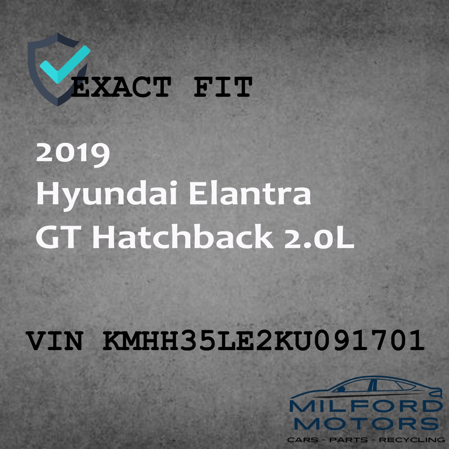 OEM Audio Equipment Radio Receiver w/o Navigation Fits 2018-2020 Elantra 2.0L