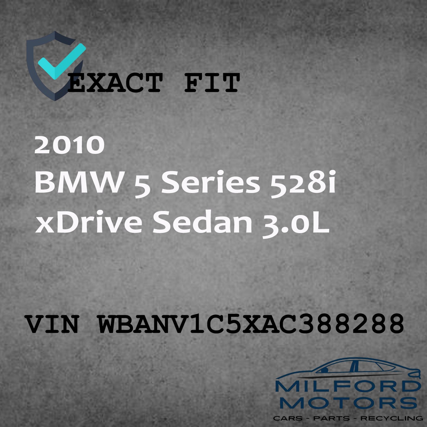 OEM Audio Equipment Radio Receiver AM/FM/CD Fits 2008-2010 BMW 528i xDrive