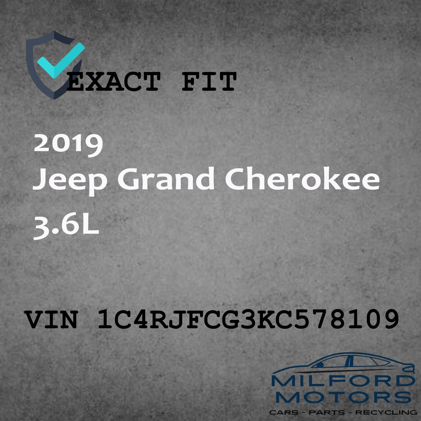 Speedometer Head/Cluster w/ 7" Display Screen Fits 2019 Grand Cherokee 3.6L