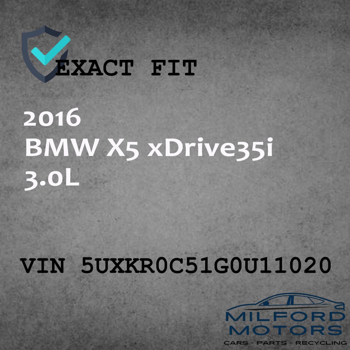 Black Automatic Temperature Control Fits 2014-2019 BMW X5 X6 3.0L