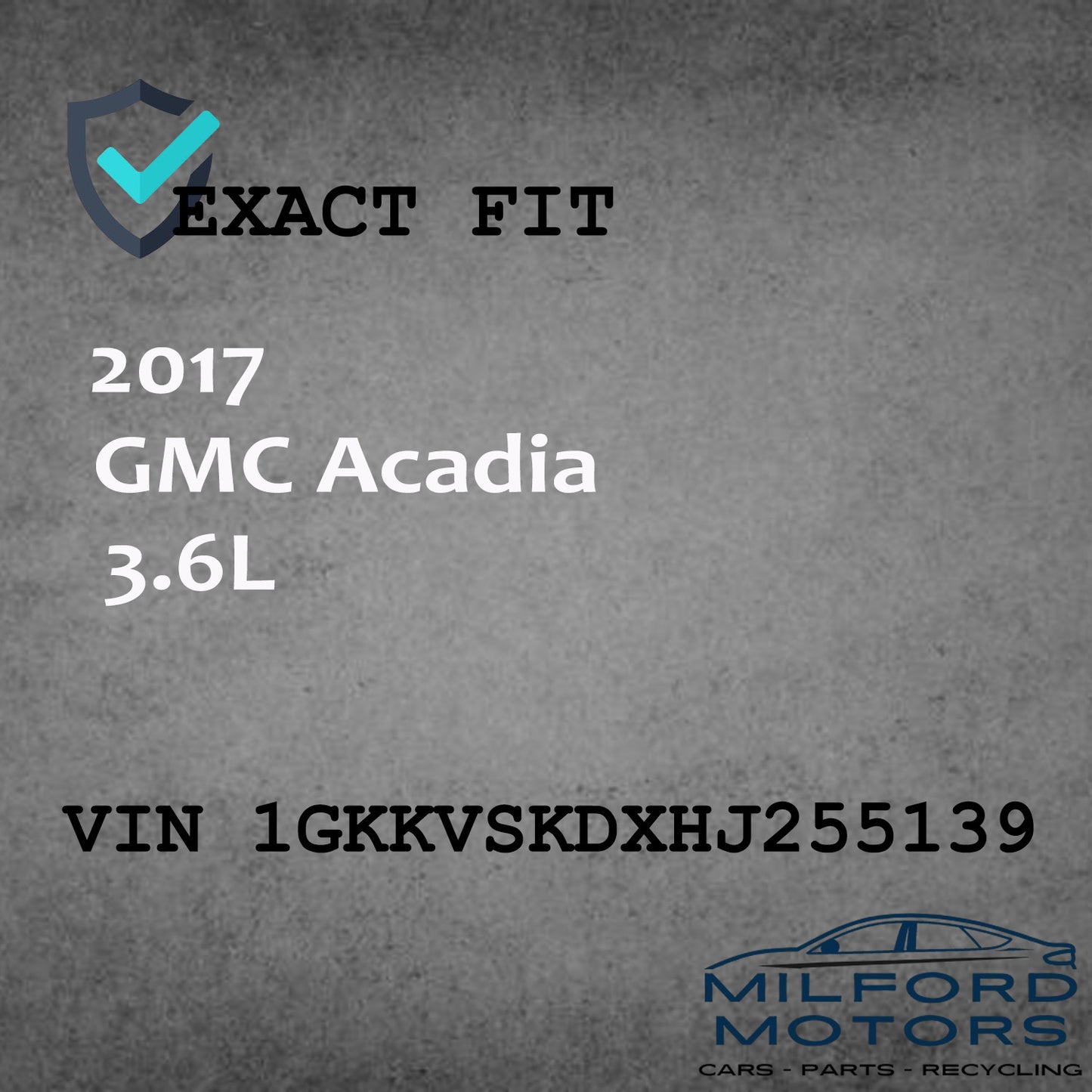 Transmission Shifter Assembly Fits 2017 GMC Acadia 3.6L