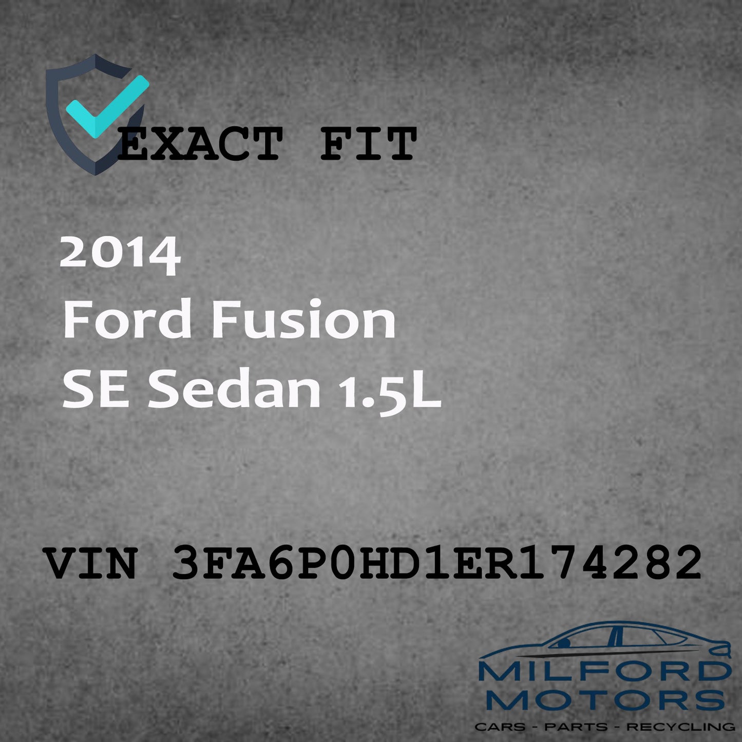 Used Audio Radio w/ Temperature Control  Fits 2014 Ford Fusion SE Sedan 1.5L