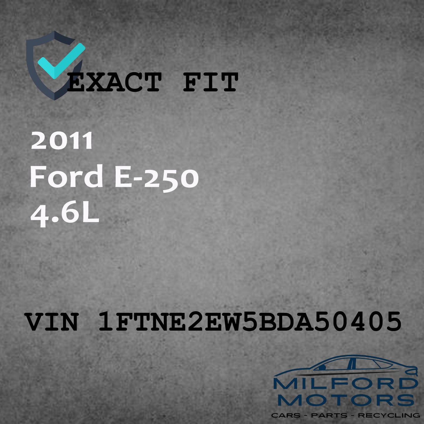 Engine ECM Electronic Control Module Fits 2009-2012 Ford E-250 4.6L ID:9C2A-BEB