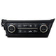 Black Automatic Temperature Control Fits 2016-2018 Acura ILX Sedan 2.4L