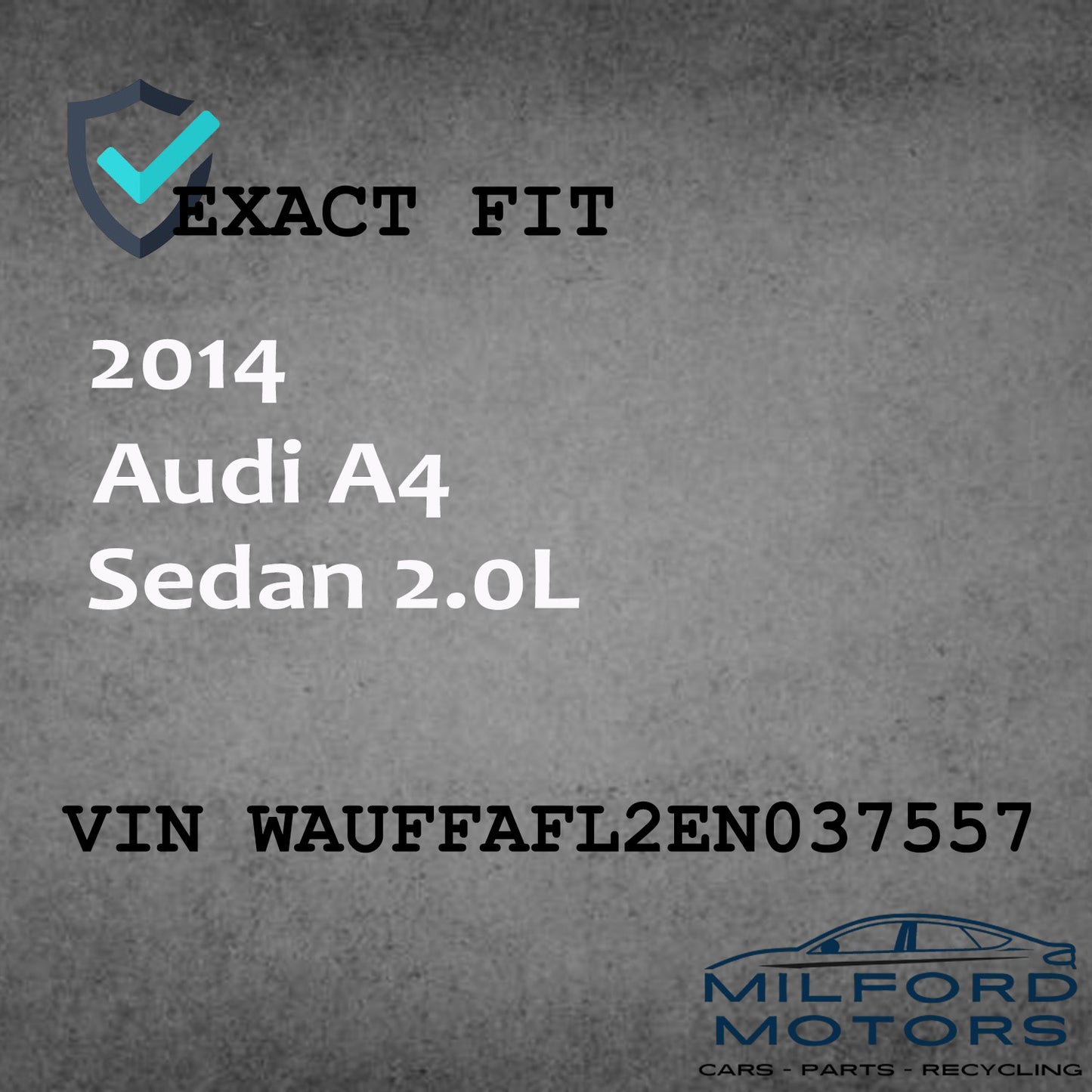 Electronic Control Module (ECM) Fits 2014 Audi A4 Sedan Turbo 2.0L