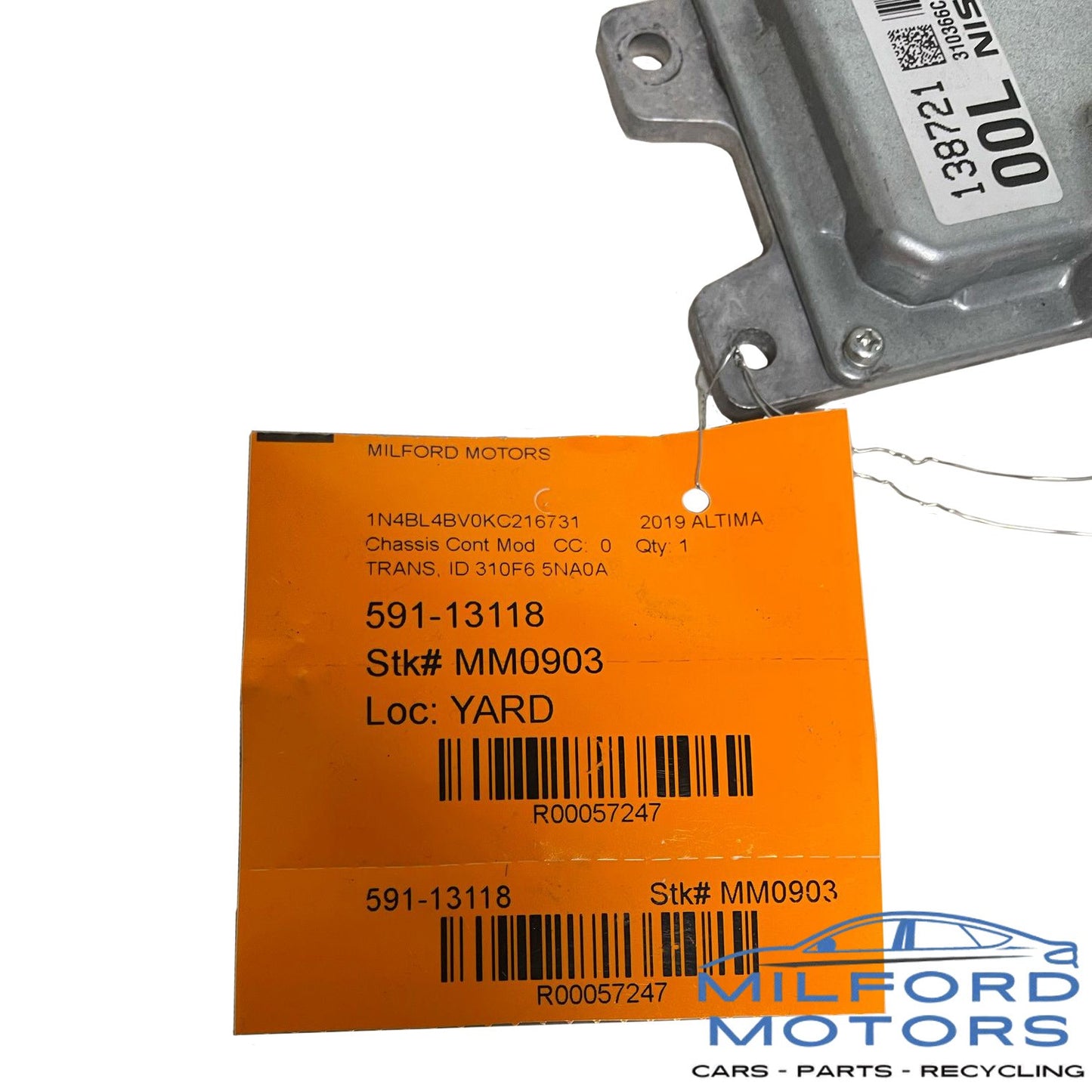 Chassis Automatic Transmission CVT Fits 19-2025 Nissan Altima Maxima 310F6-5NA0A