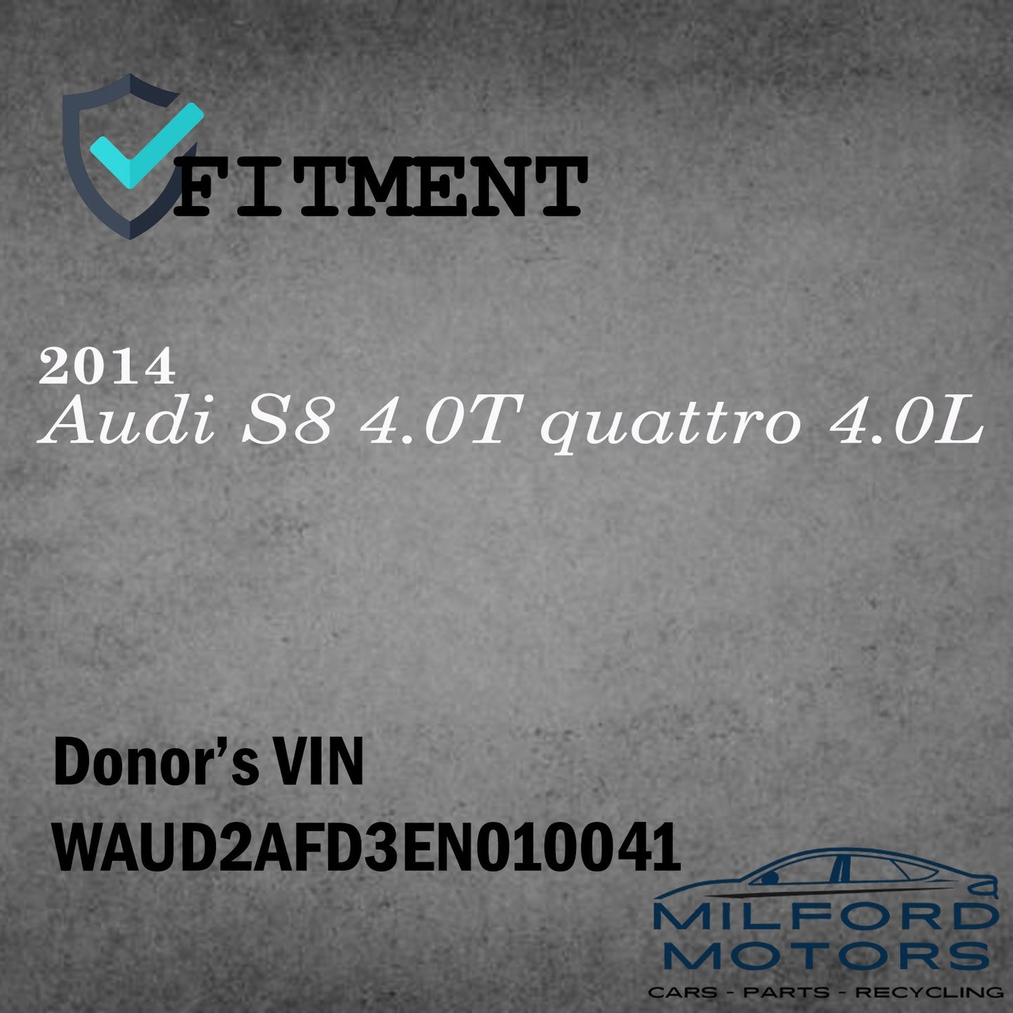 Tailgate LID Power Lift Motor Fits 2014 Audi S8 4.0L