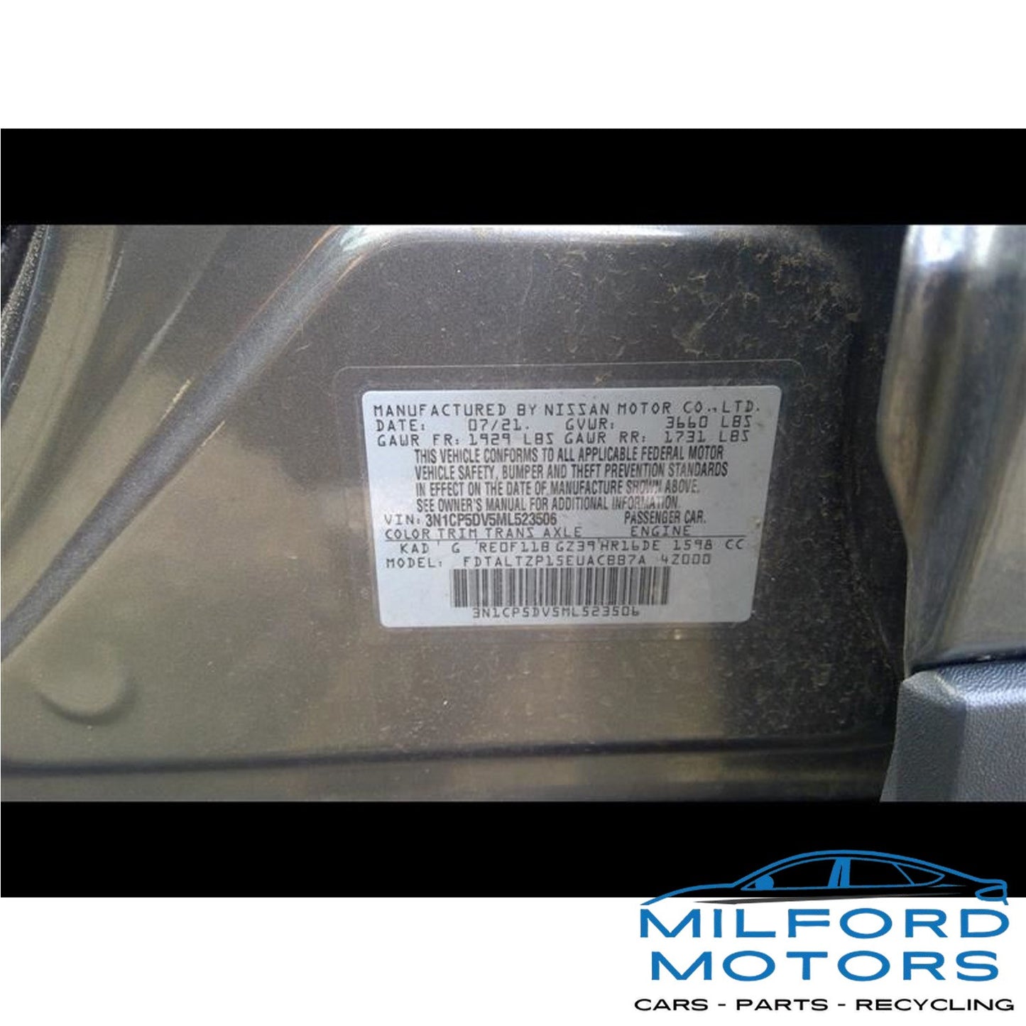 Black Automatic Temperature Control - 2021-2023 Nissan Kicks SR 1.6L