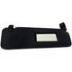One OEM Passenger Side Black Cloth Sun Visor - 2010-2016 5 Series Sedan