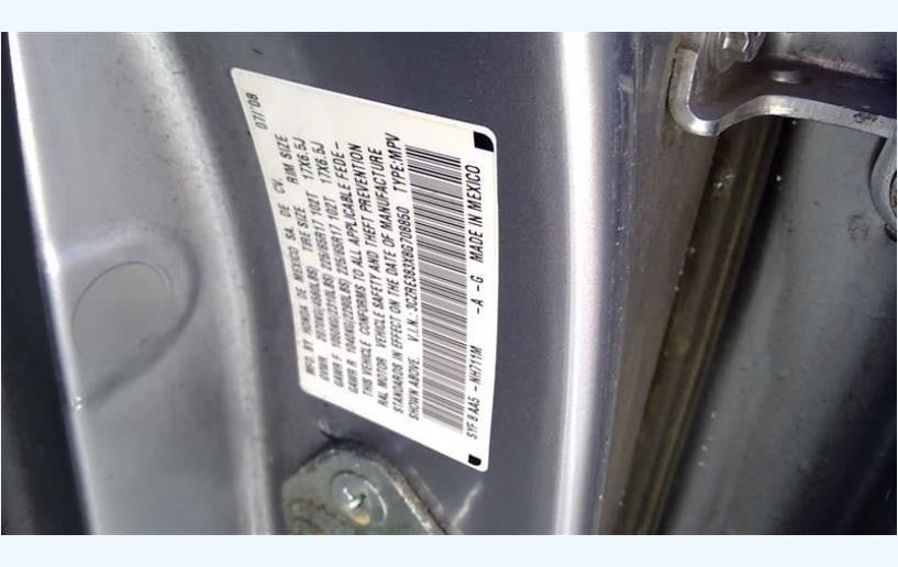 Passenger Side Front Electric Door Assembly Fits 2007-2011 Honda CR-V 2.4L