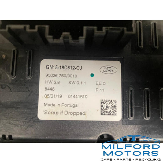 A/C Automatic Temperature Control Unit Fits 2018-2020 Ford EcoSport 1.0L
