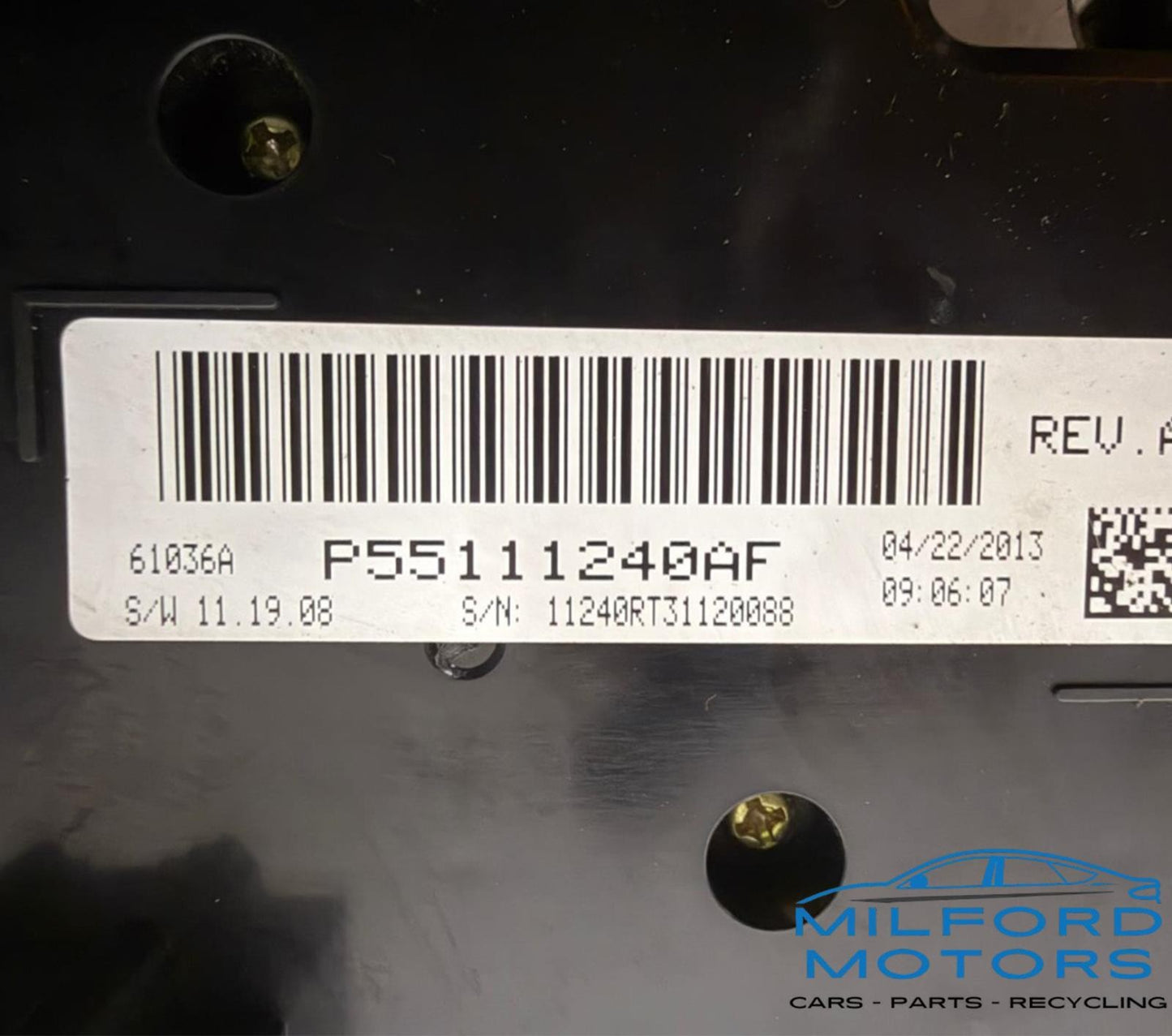 A/C Automatic Temperature Control Fits 2013 Dodge Grand Caravan Crew / SE 3.6L