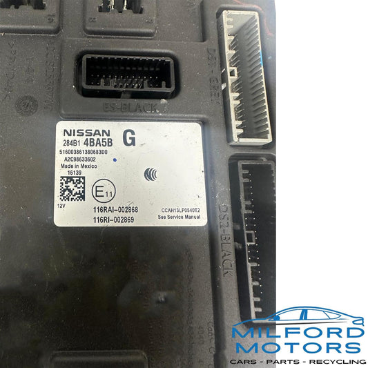 Chassis Body Control BCM VIN K & J Fits 2016 Nissan Rogue 2.5L 284B1-4BA5B
