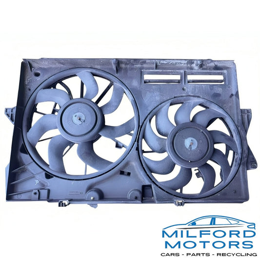Radiator Condenser Fan Motor Fits 2016-2017 Ford Explorer Limited 3.5L