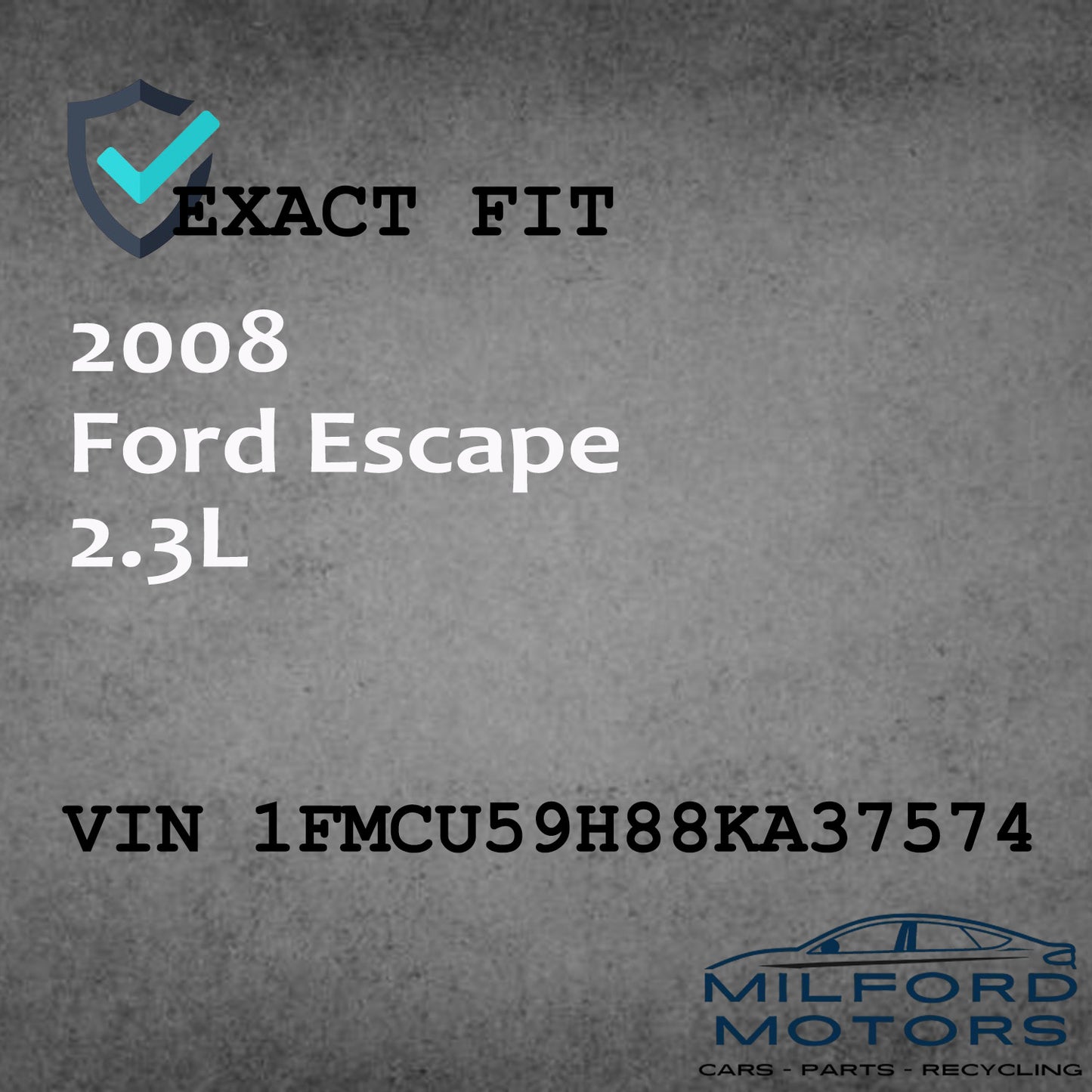 Engine ECM Electronic Control Module Fits 2008 Ford Escape 2.3L