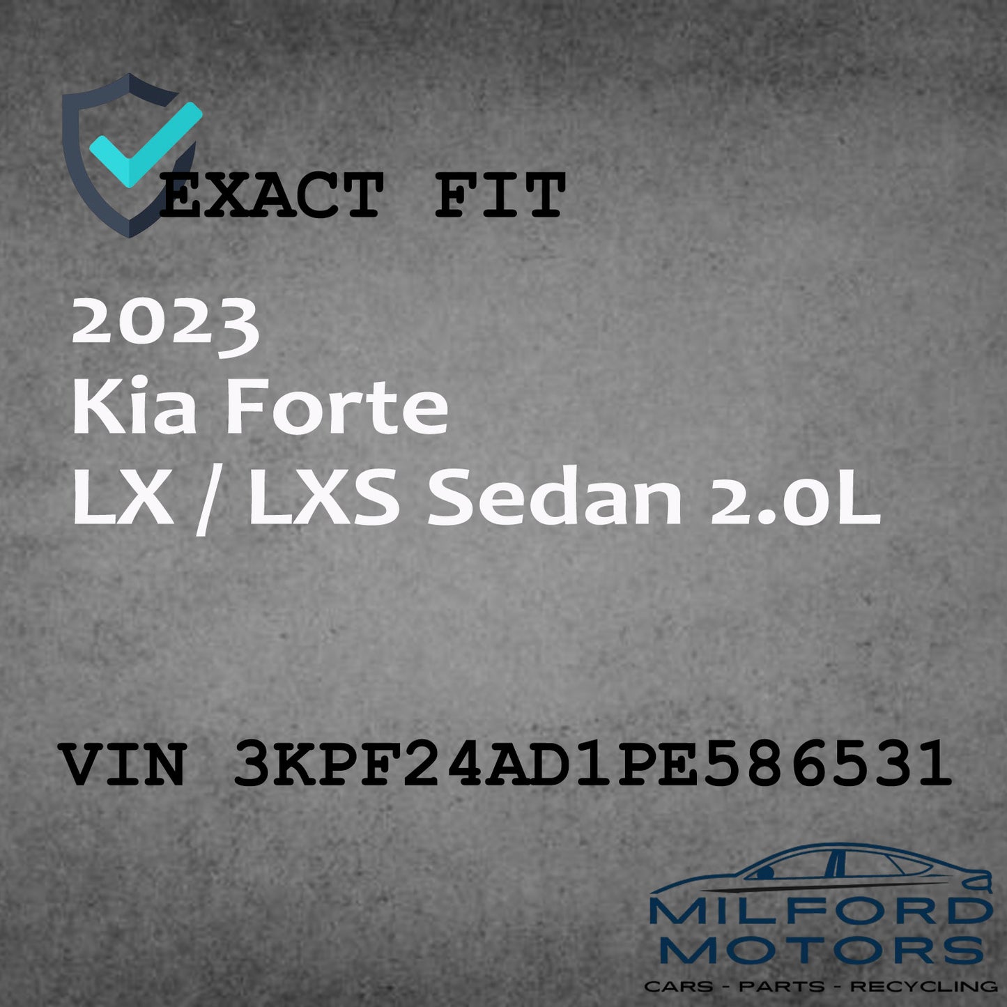 Engine Control Module Engine/Motor Fits 2019-2023 KIA Forte Sedan 2.0L