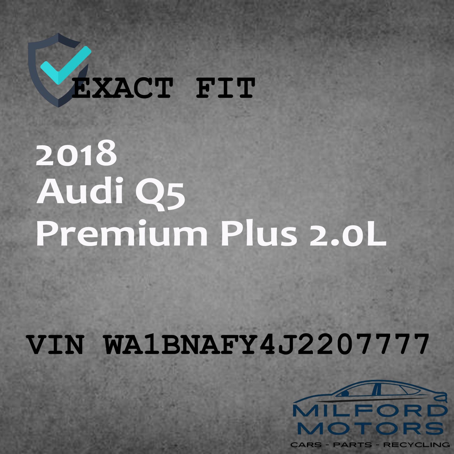 Power Folding Driver Side View Mirror Fits 2018-2024 Audi Q5 SQ5 2.0L