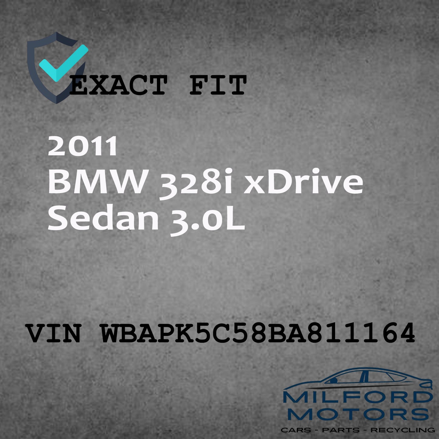 Electronic Control Module Engine/Motor Fits 2010-2013 BMW 3 Series Z4 Sedan 3.0L