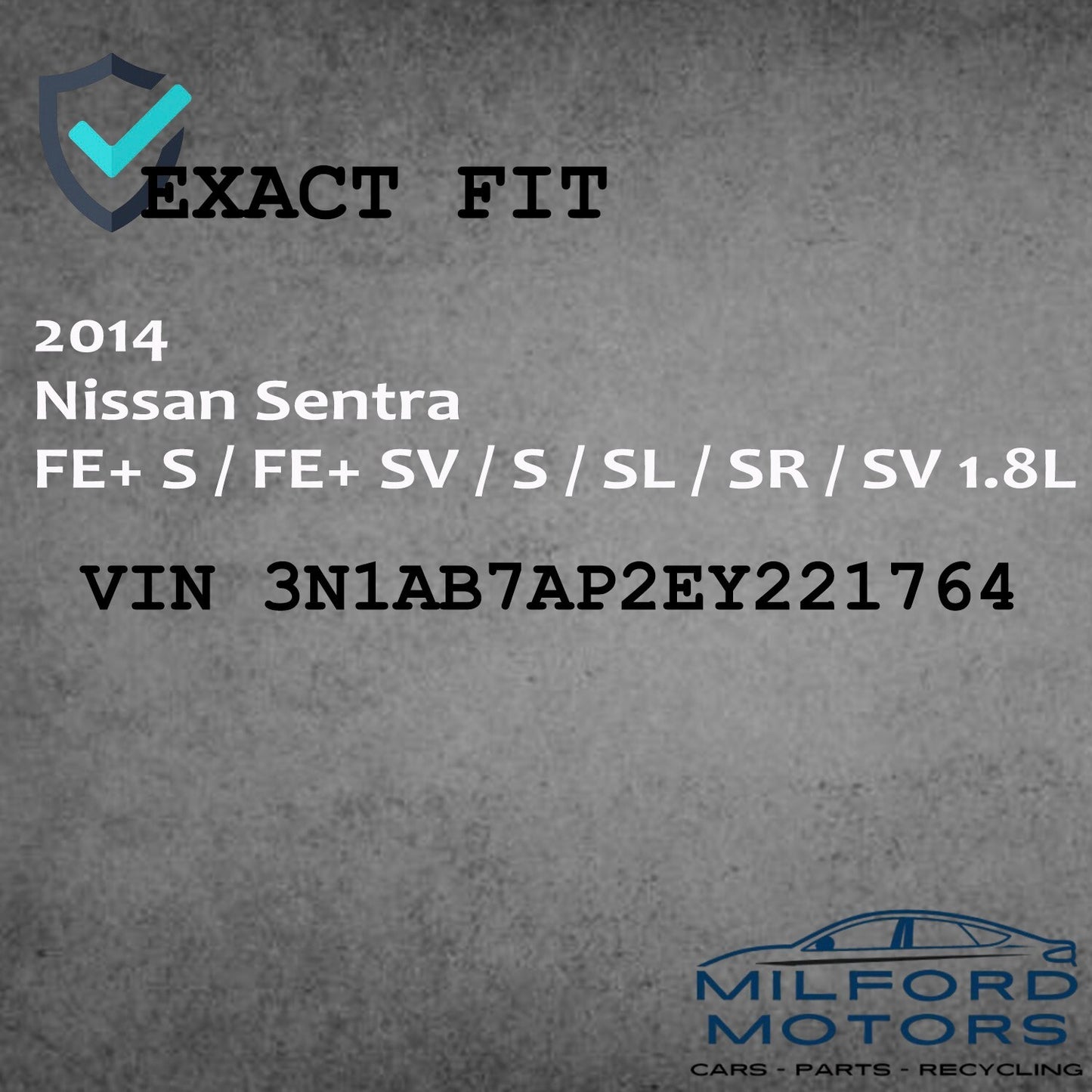 Control Module Automatic Transmission Fits For 2014 Nissan Sentra 1.8L