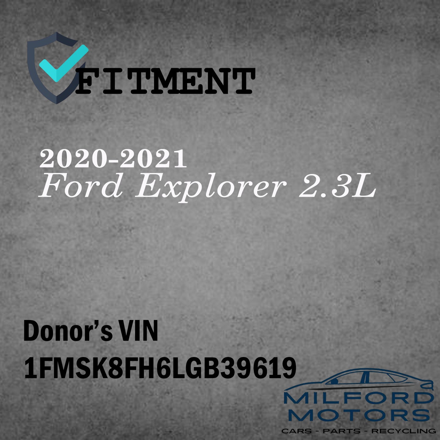 Engine ECM Electronic Control Module Fits 2020-2021 Ford Explorer 2.3L