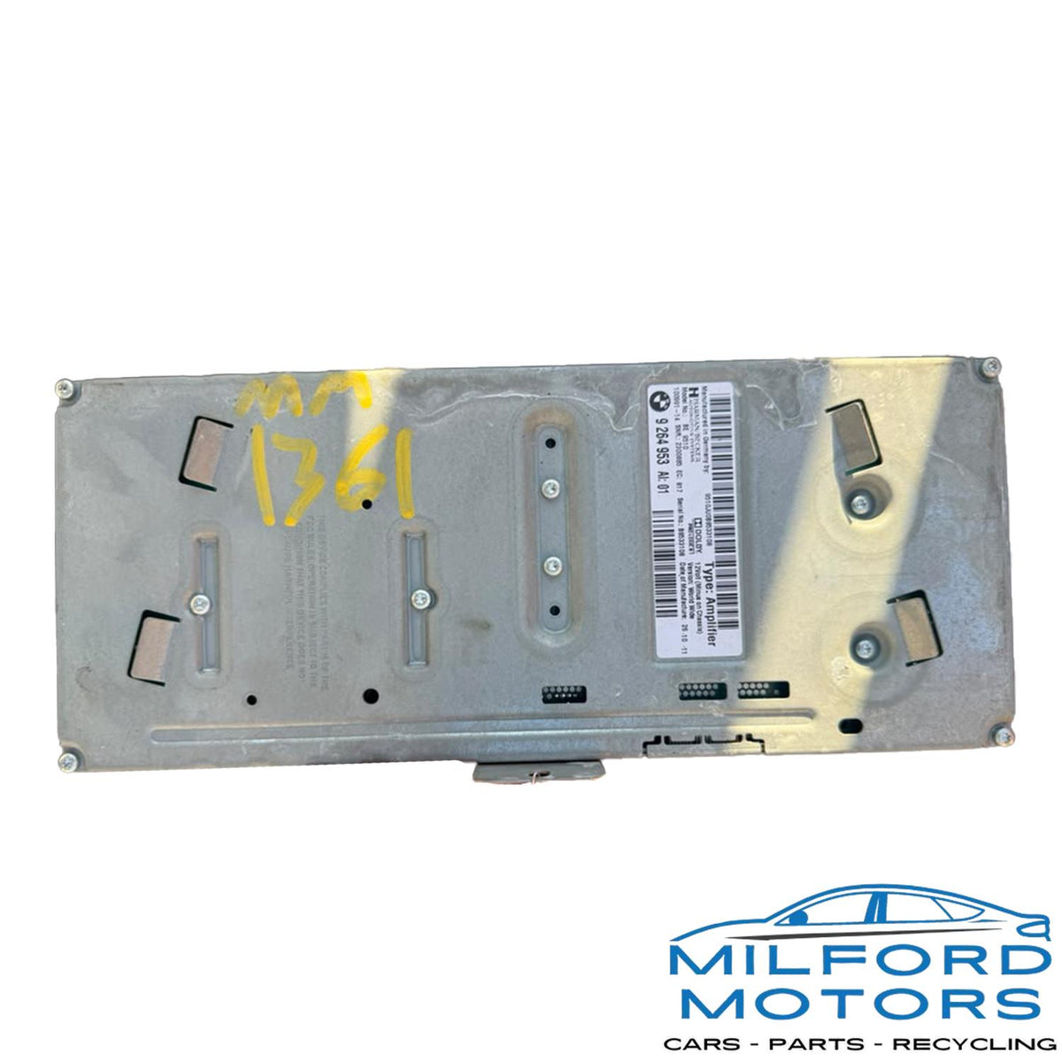 OEM BMW HiFi Professional DSP Amplifier 65129296113 Fits 528i 535i 550i 650i M6